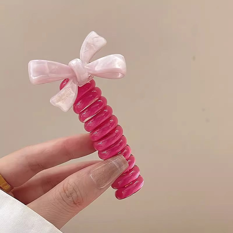Wholesale Japanese Style Simple Bubble Braid High-grade Ponytail Braid Artifact Telephone Line Hair Scrunchies